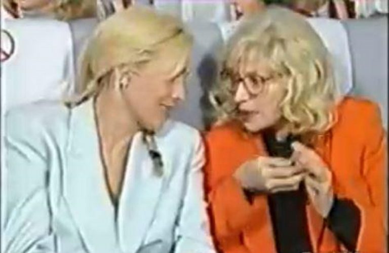 Mara Venier e Monica Vitti