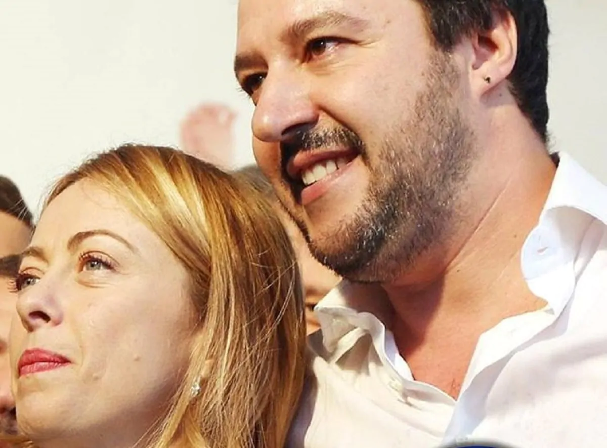 Giorgia Meloni e Matteo Salvini