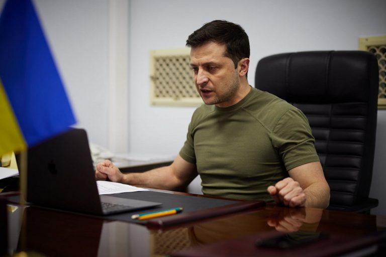 Il presidente ucraino Volodymyr Zelensky