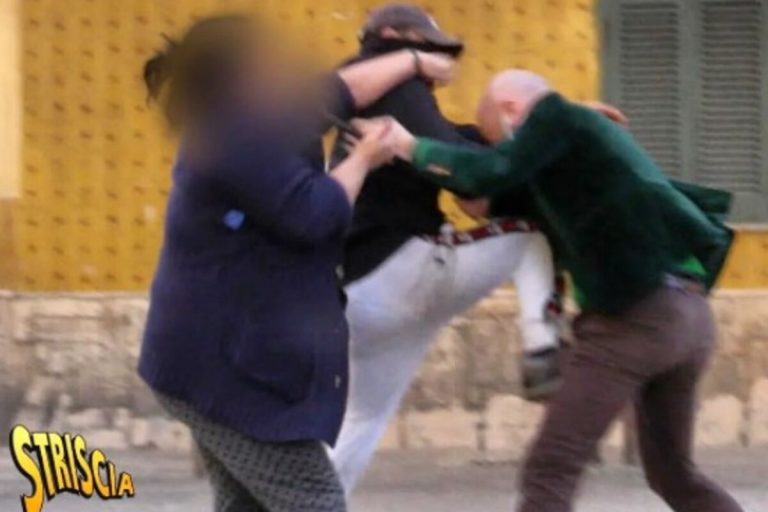 luca abete aggredito