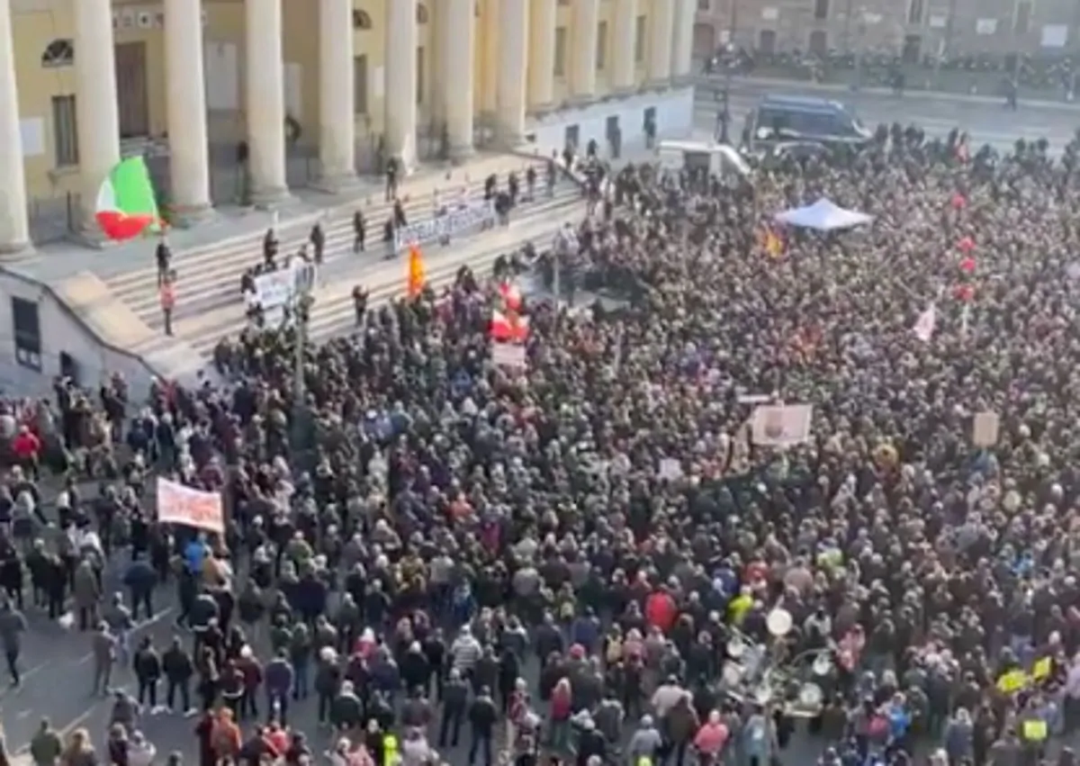 Manifestazione No Vax Verona