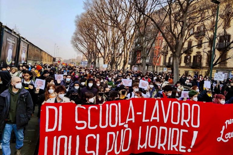 studenti in protesta