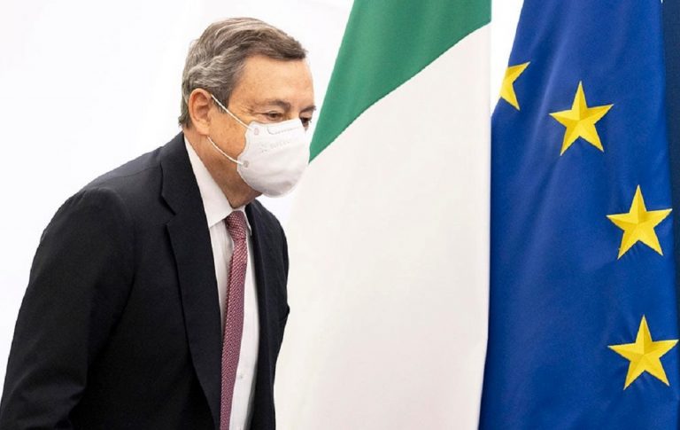 Il premier Mario Draghi