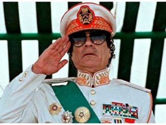 Il leader libico ucciso Gheddafi