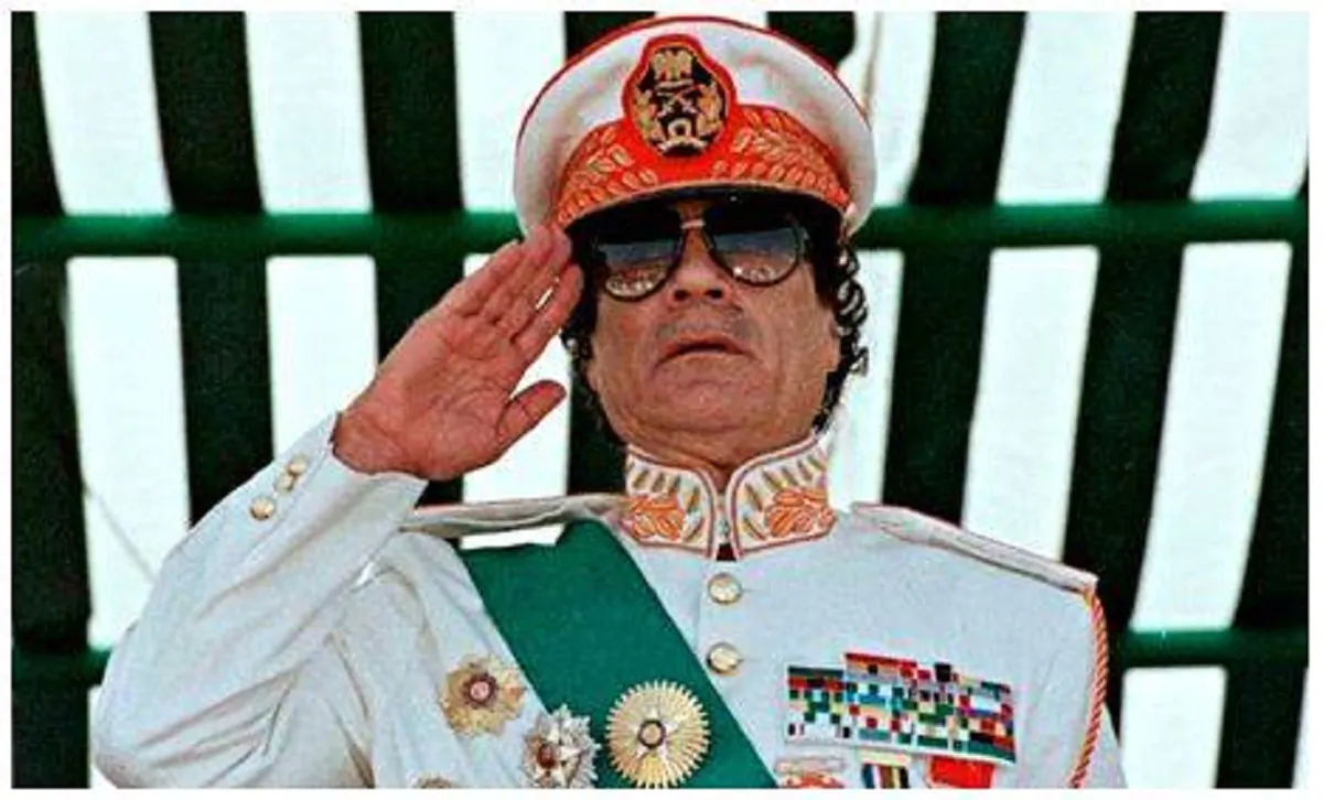 Il leader libico ucciso Gheddafi