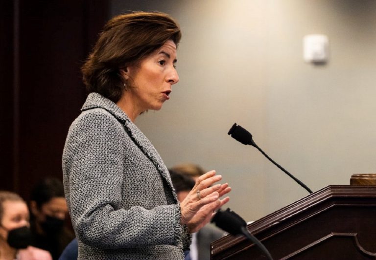 La Segretaria al Commercio Usa Gina Raimondo