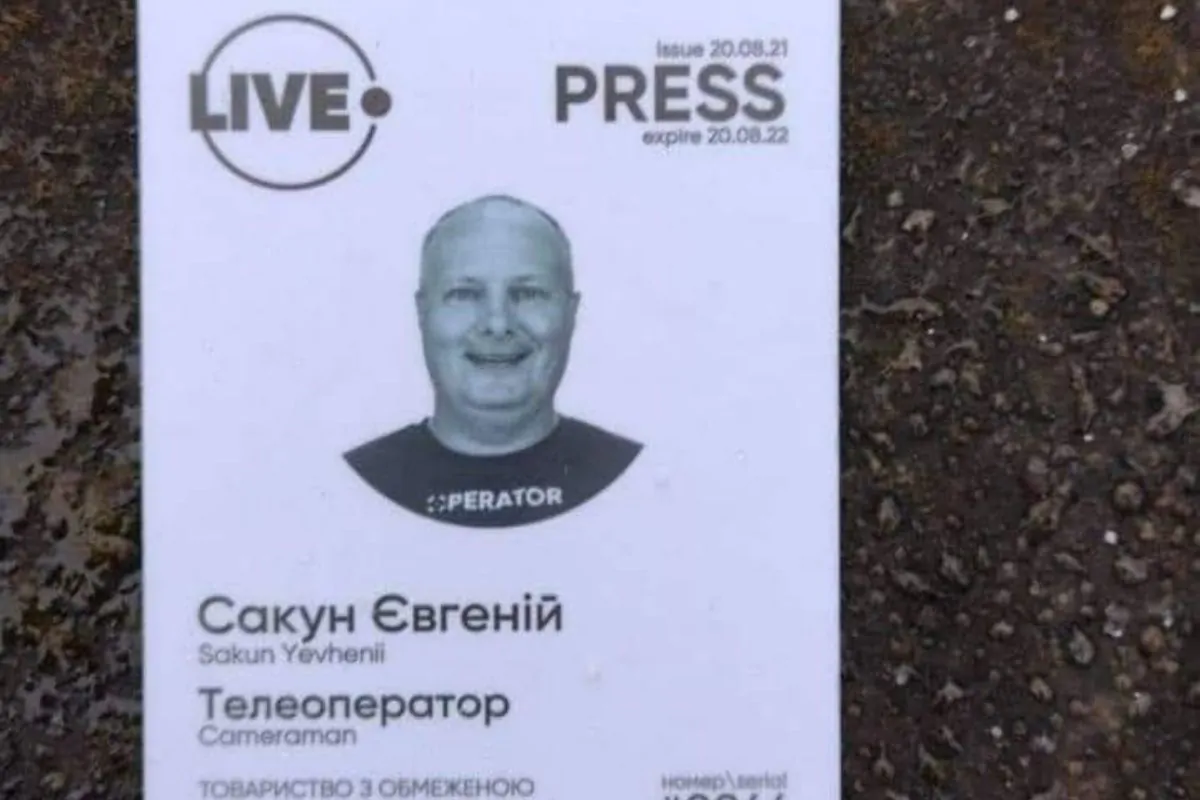 Guerra Ucraina morto cameraman