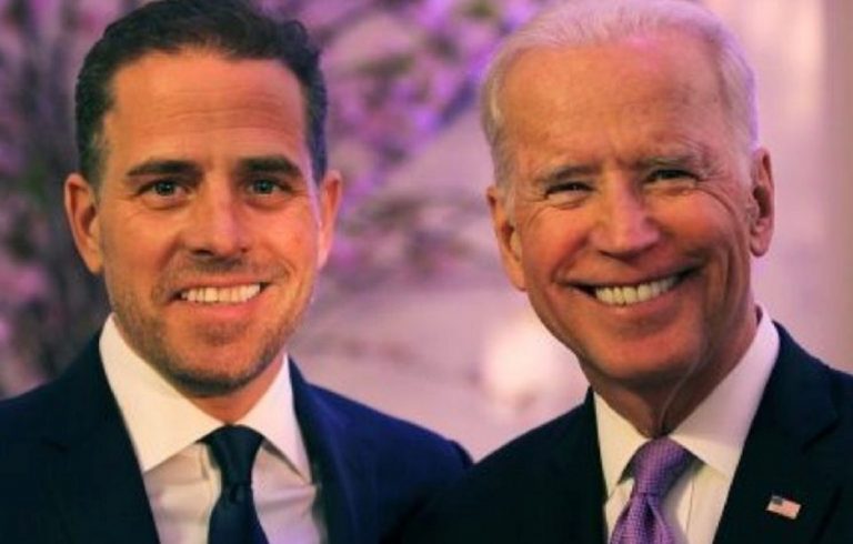Hunter Biden con il padre Joe