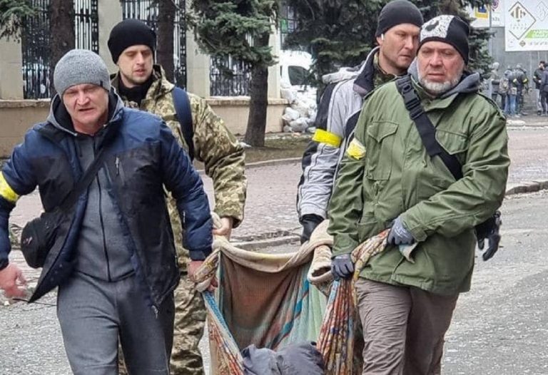 La morte abita nella strade di Kharkiv