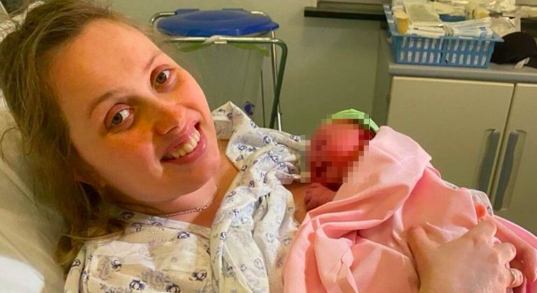 La piccola Irina Vita e la mamma