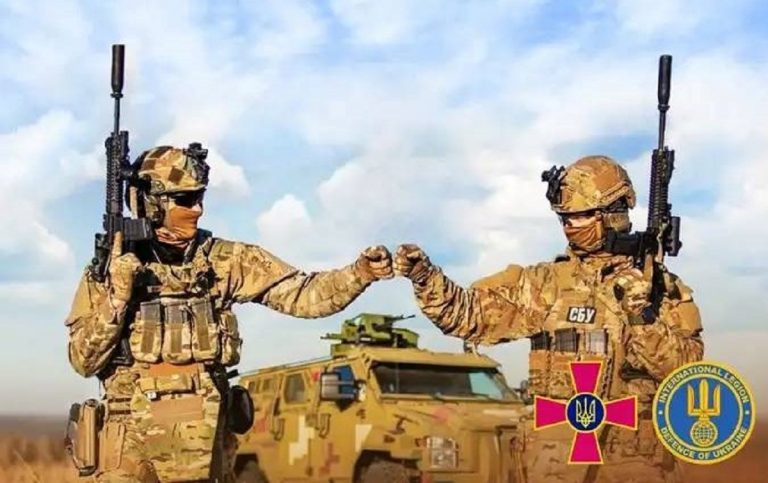 Immagine sulla Legione Internazionale Ucraina