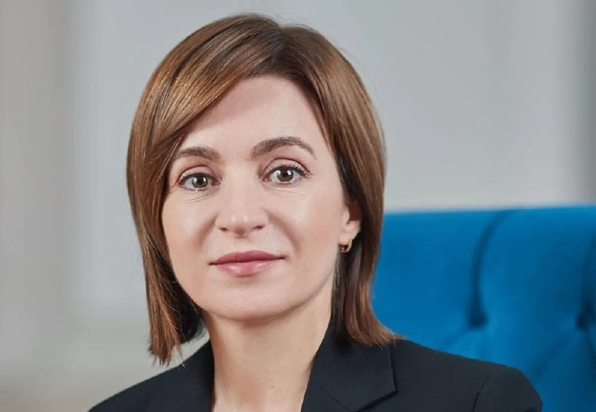 La presidentessa moldava Maia sandu