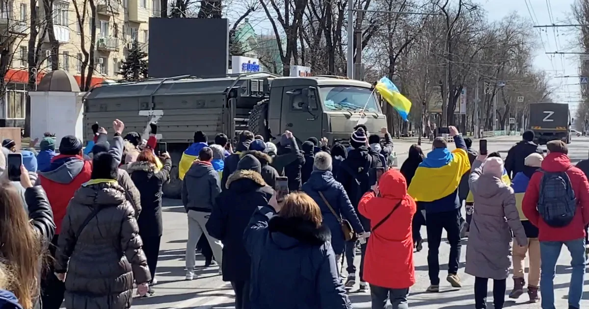 Proteste a Kherson