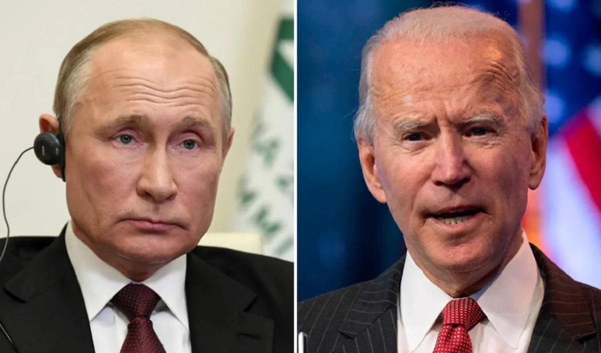 Vladimir Putin e Joe Biden