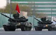 Carri T 90 russi in marcia