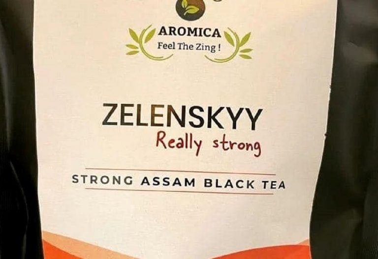 Una confezione del Tè Zelensky