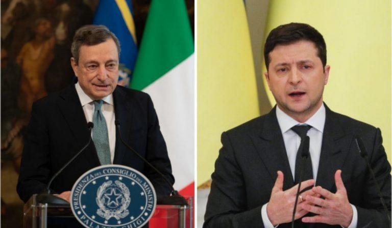 Ucraina Zelensky Draghi