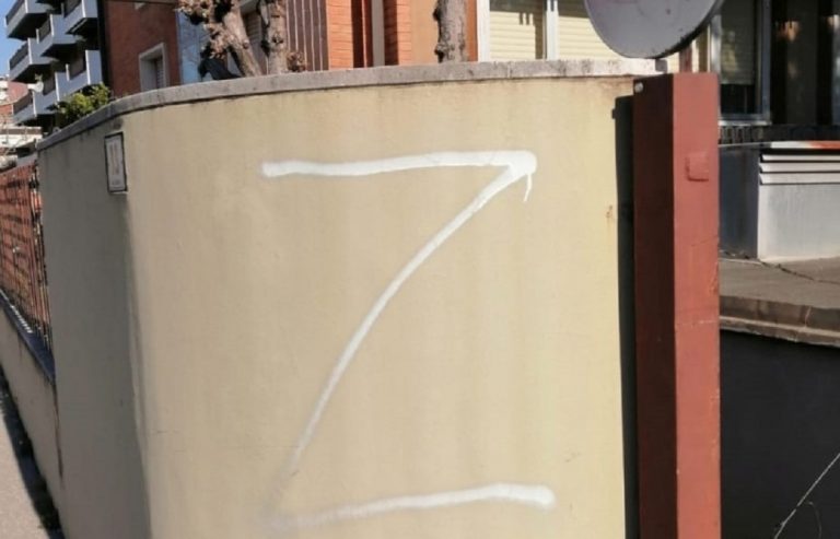 La "Z" usata per segnalare la famiglia ucraina