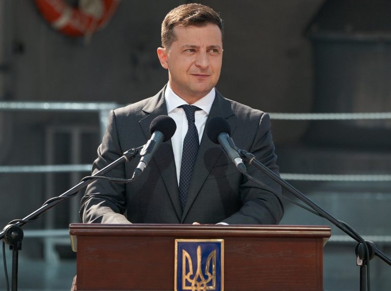 Il presidente ucraino Zelensky