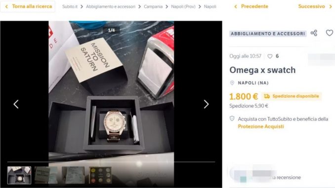 Annuncio Swatch