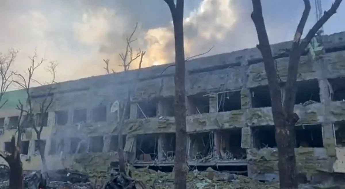 Ospedale bombardato Mariupol