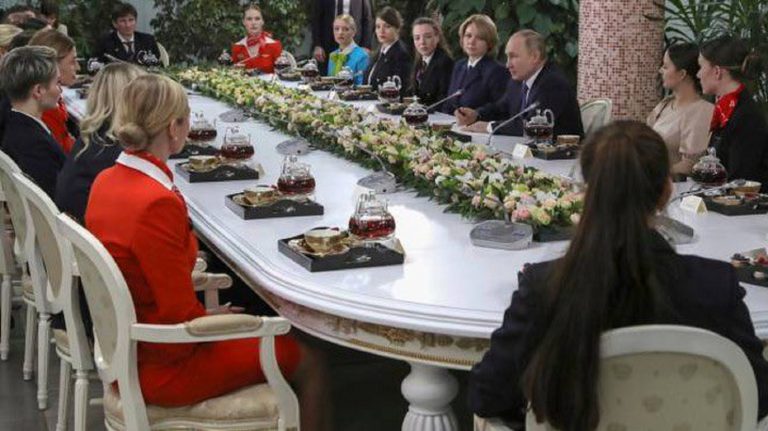 putin hostess