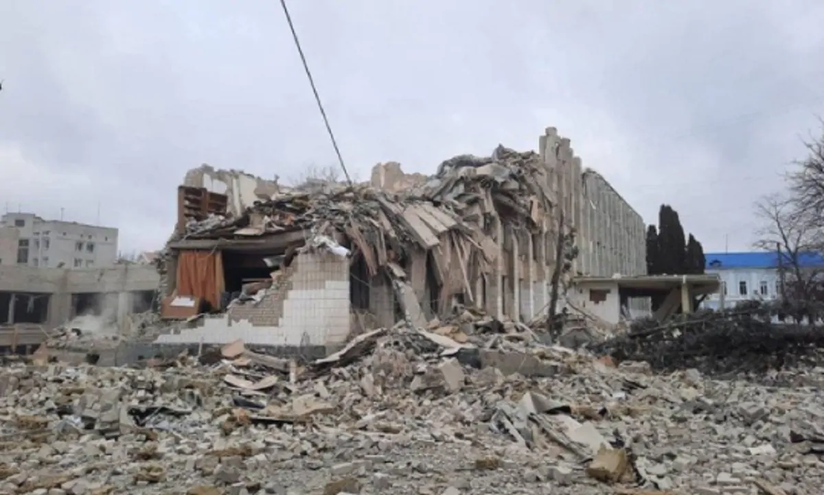 Scuola bombardata Zhytomir