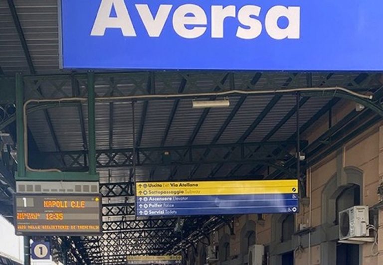 La stazione ferroviaria di Aversa