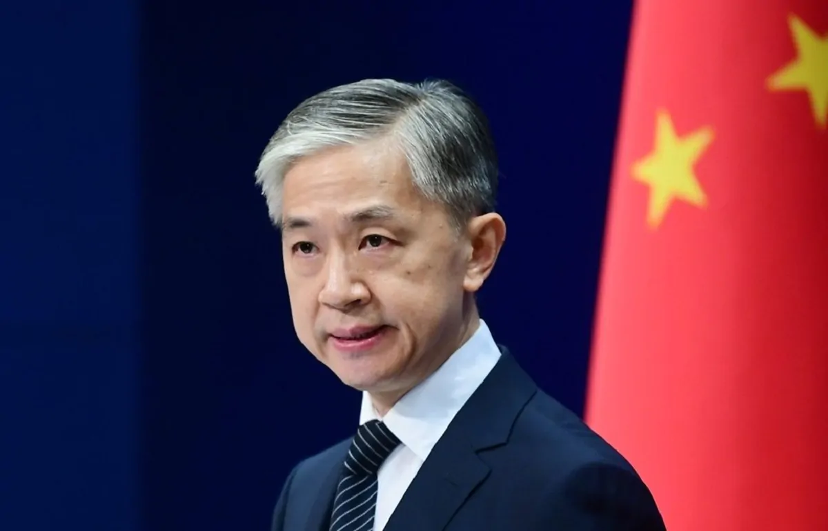 Il portavoce cinese Wang Wenbin