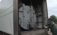Un forno crematorio mobile russo