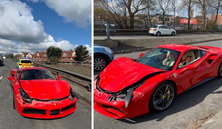 Ferrari incidente
