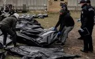 Cadaveri nella zona a nord di Kiev