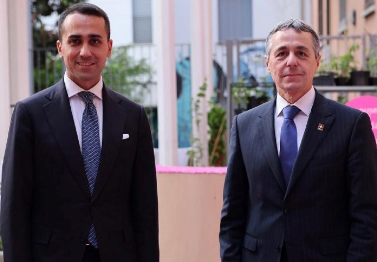 Ignazio Cassis con Luigi Di Maio