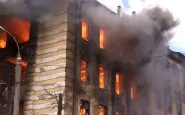 L'istituto divorato dalle fiamme