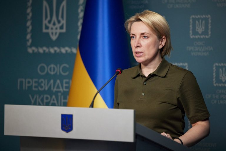 La vicepremier ucraina Vereshchuk