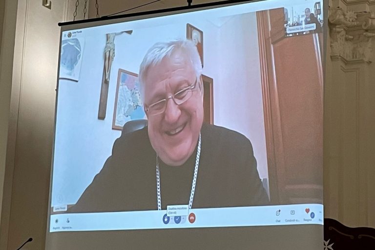 Il vescovo di Odessa in collegamento con l'Italia