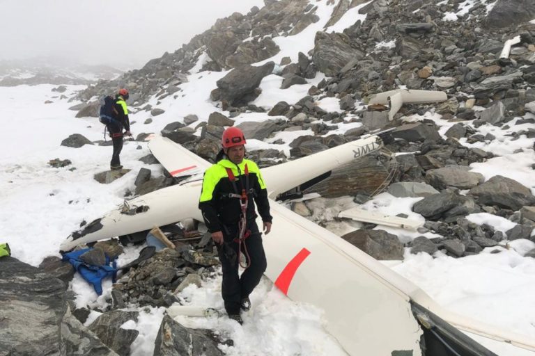 aliante precipitato monte rosa