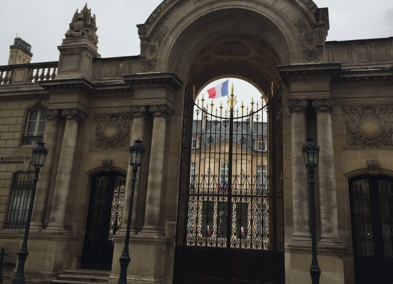 Il Palazzo presidenziale dell'Eliseo