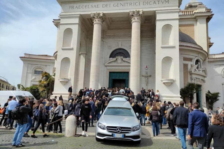 Funerali Leonardo Lamma a Roma