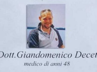Giandomenico Decet morto