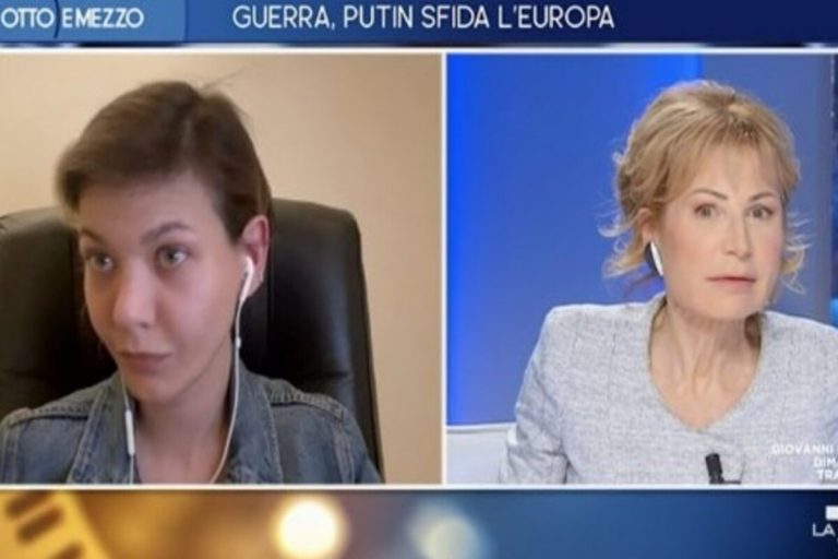 Giornalista russa Lilli Gruber