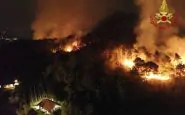 Incendio ad Angera: case e famiglie evacuate, nessun ferito