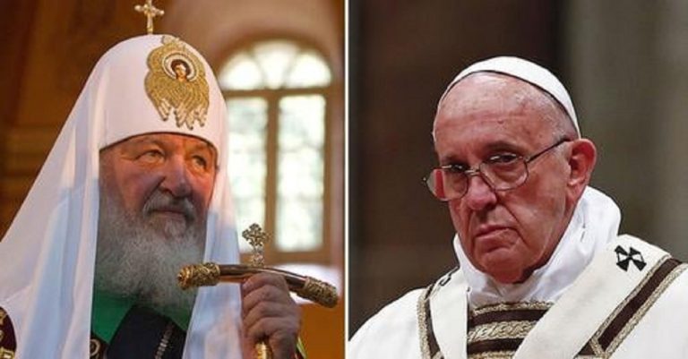 Il patriarca Kirill e Papa Francesco