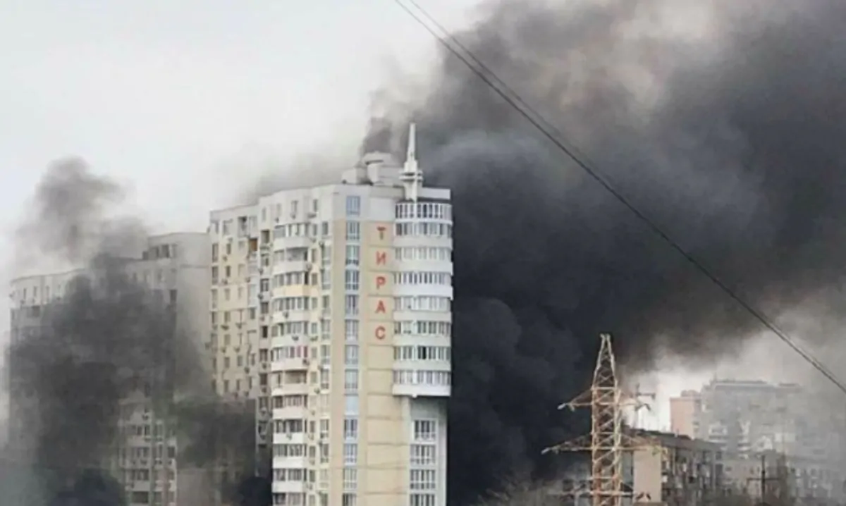Palazzi bombardati ad Odessa