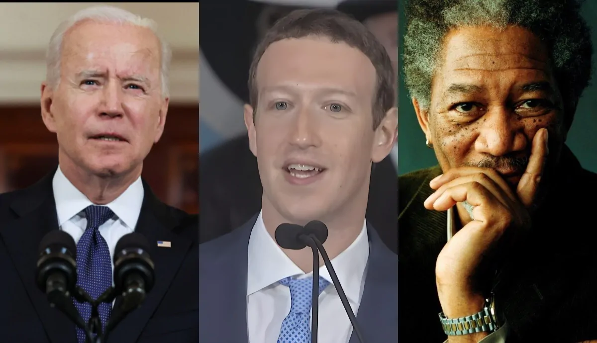 Biden, Zuckerberg e Freeman
