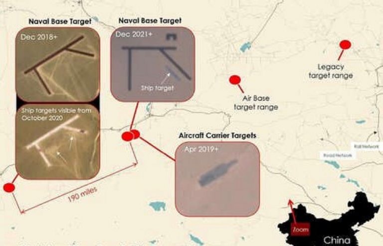 La cartina comparata delle operazioni militari di Pechino