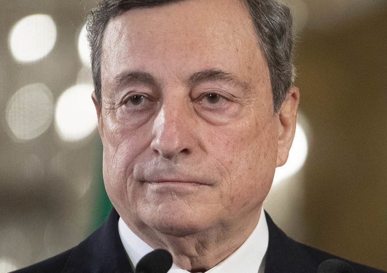 Il premier Mario Draghi