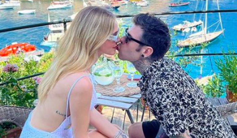 Fedez e Chiara Ferragni a Portofino