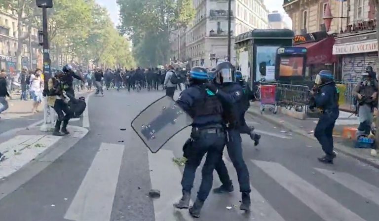 Francia scontri primo maggio