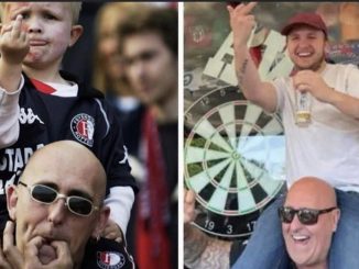 Da bambino ad adulto: tifoso diventato meme si ripete per Roma-Feyenoord